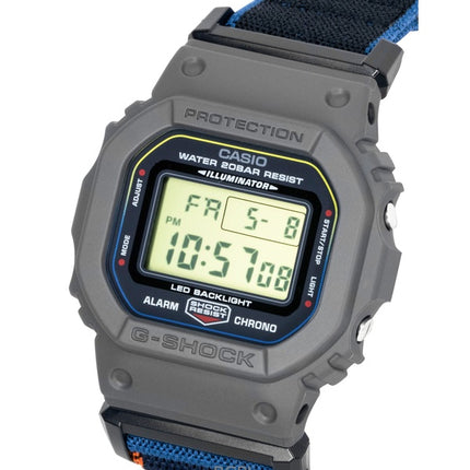 Casio G-Shock tekstilrem digital kvarts DW-5600MNC-8A2 200M herreur