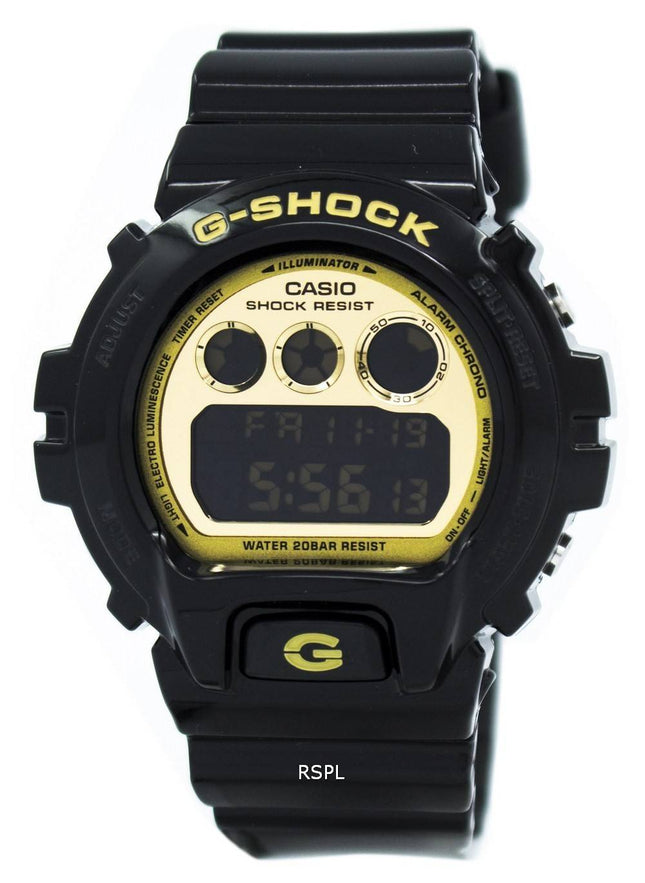 Casio G-Shock Illuminator sort & guld DW-6900CB-1 mænds ur