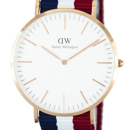 Daniel Wellington klassiske Cambridge kvarts DW00100003 (0103DW) Herreur