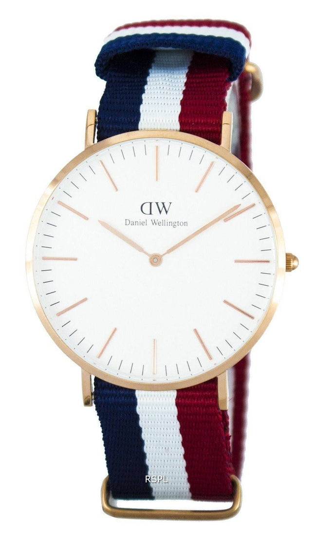 Daniel Wellington klassiske Cambridge kvarts DW00100003 (0103DW) Herreur
