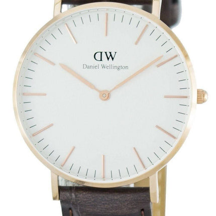 Daniel Wellington klassiske York kvarts DW00100038 (0510DW) kvinders ur