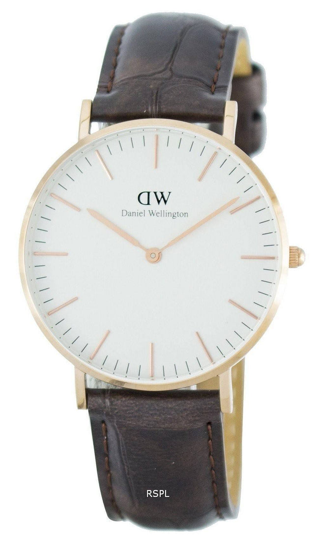 Daniel Wellington klassiske York kvarts DW00100038 (0510DW) kvinders ur