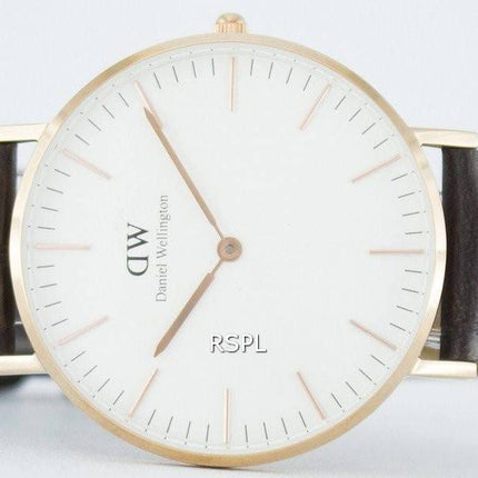 Daniel Wellington klassiske York kvarts DW00100038 (0510DW) kvinders ur