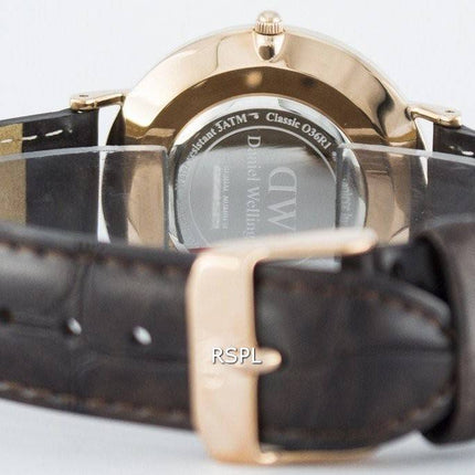Daniel Wellington klassiske York kvarts DW00100038 (0510DW) kvinders ur