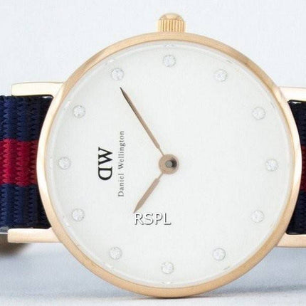 Daniel Wellington Classy Oxford kvartskrystal Accent DW00100064 (0905DW) kvinders ur