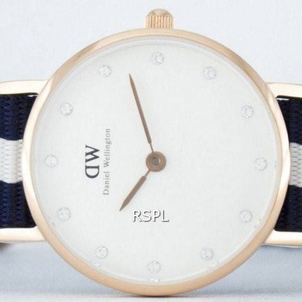 Daniel Wellington Classy Glasgow kvartskrystal Accent DW00100066 (0908DW) kvinders ur