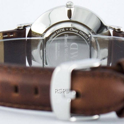 Daniel Wellington Classy St Mawes kvarts krystal Accent DW00100079 (0960DW) kvinders ur