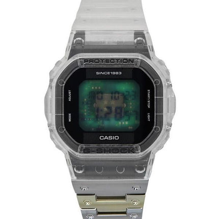 Casio G-Shock 40th Anniversary Limited Edition Digital Clear Remix Transparent Quartz DWE-5640RX-7 200M herreur