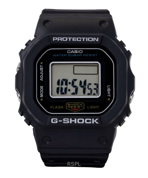 Casio G-Shock Nano Digital sort biobaseret harpiksrem kvarts DWN-5600-1 200M unisexur