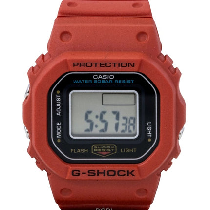 Casio G-Shock Nano Digital rød biobaseret harpiksrem kvarts DWN-5600-4 200M unisexur