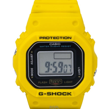 Casio G-Shock Nano Digital Gul Biobaseret Harpiksrem Quartz DWN-5600-9 200M Unisex Ur