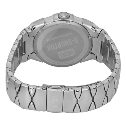 Diesel D-Sruptor rustfrit stål hvid urskive kvarts DZ2212 herreur