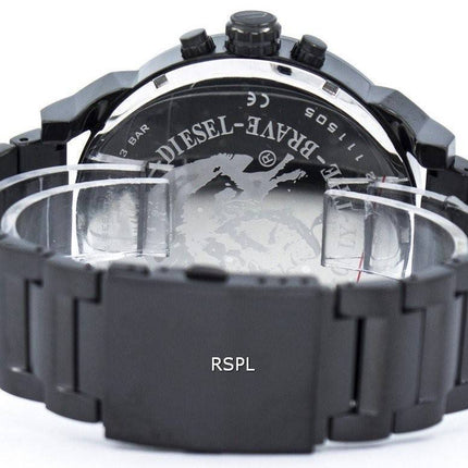 Diesel Mr. Daddy 2.0 overdimensionerede Chronograph sort urskive DZ7312 Herreur