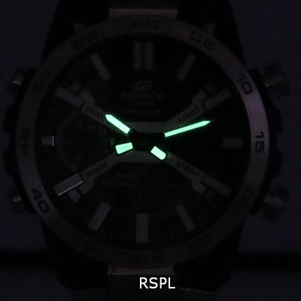 Casio Edifice Sospensione Mobile Link Black Dial Solar ECB-2000D-1A ECB2000D-1 100M herreur