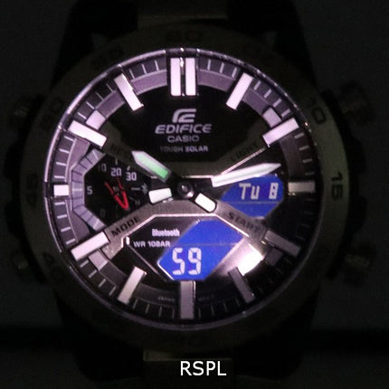 Casio Edifice Sospensione Mobile Link Black Dial Solar ECB-2000D-1A ECB2000D-1 100M herreur