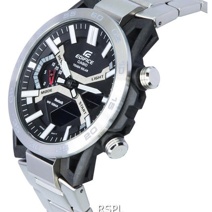 Casio Edifice Sospensione Mobile Link Black Dial Solar ECB-2000D-1A ECB2000D-1 100M herreur