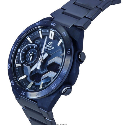 Casio Edifice Windflow Analog Digital Cool Blue Edition Smartphone Link Blue Dial Solar ECB-2200CB-2 100M herreur