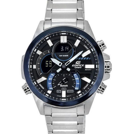 Casio Edifice Smartphone Link Analog Digital Grey Dial Quartz ECB-30DB-1A 100M herreur