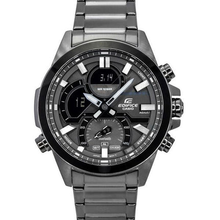 Casio Edifice Smartphone Link Model Bluetooth Analog Digital Grey Dial Quartz ECB-30DC-1B 100M herreur