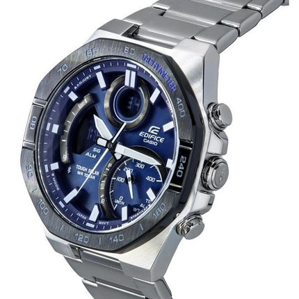 Casio Edifice Analog Digital Mobile Link Blue Dial Tough Solar ECB-950DB-2A 100M herreur