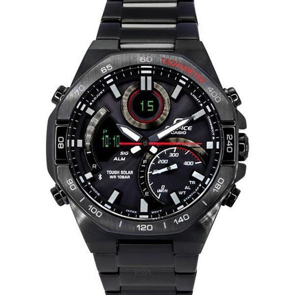 Casio Edifice Analog Digital Mobile Link Black Dial Tough Solar ECB-950DC-1A 100M herreur