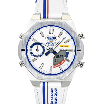 Casio Edifice Analog Digital NISMO Heritage Edition Smartphone Link Sølv Skive Quartz ECB-S10NIS-7A 100M Herreur