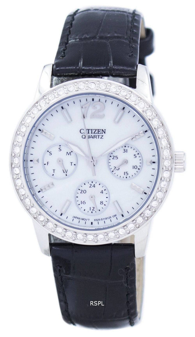 Borger Chronograph Quartz Diamond Accent ED8090 - 11D kvinders ur