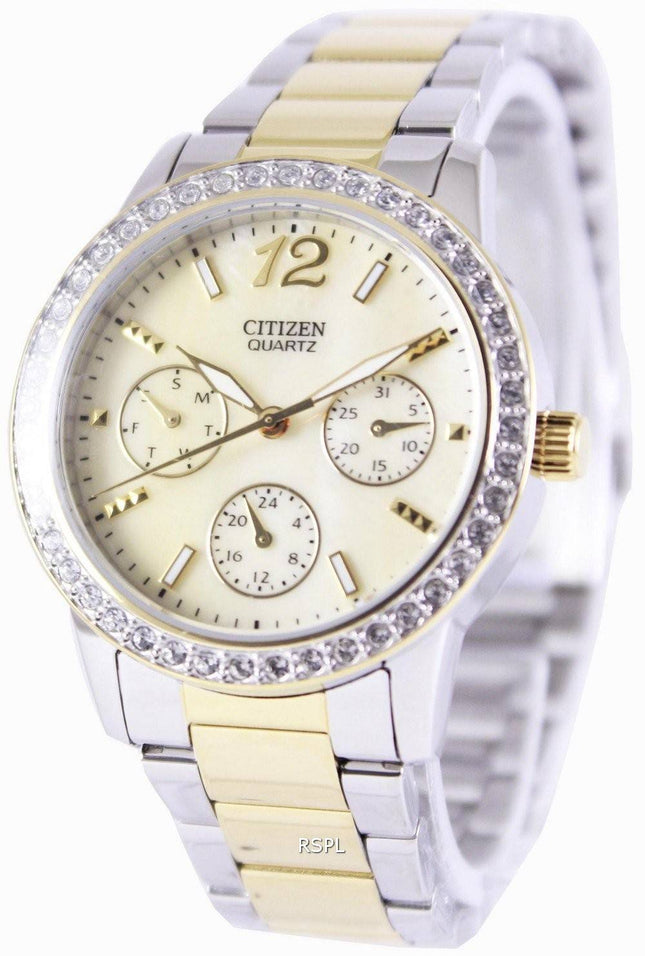 Borger kvarts Swarovski krystaller ED8094-52N kvinders ur
