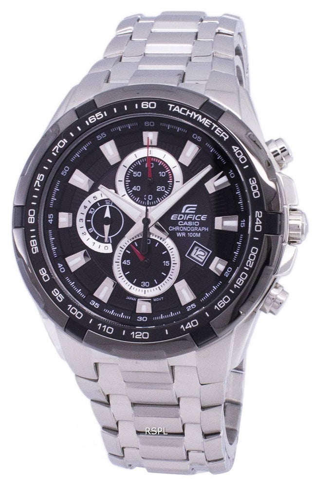 Casio bygningsværk Chronograph Tachymeter EF-539D-1AV EF539D-1AV Herreur