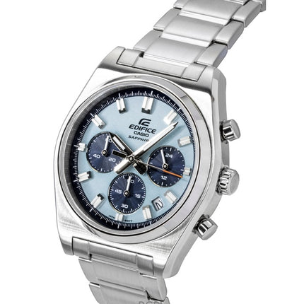 Casio Edifice Analog Standard Kronograf Rustfrit Stål Blå Skive Quartz EFB-730D-2BV 100M Herreur