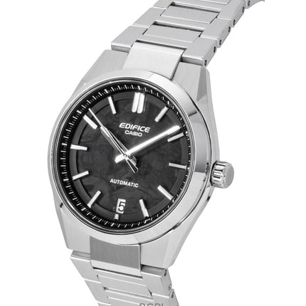 Casio Edifice analog rustfrit stål smedet kulstof grå urskive automatisk EFK-100CD-1A 100M herreur