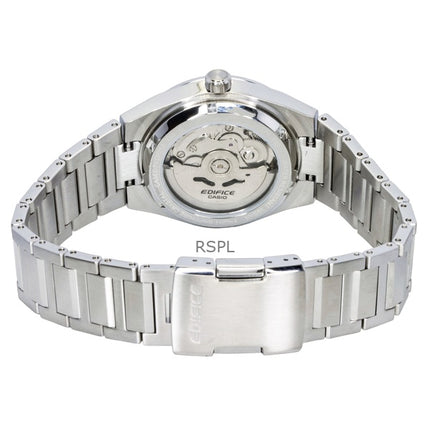 Casio Edifice analog rustfrit stål smedet kulstof blå urskive automatisk EFK-100D-2A 100M herreur