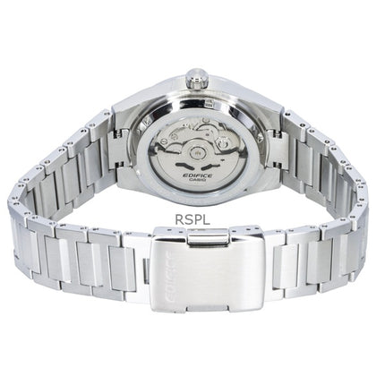 Casio Edifice analog rustfrit stål smedet kulstof hvid urskive automatisk EFK-100D-7A 100M herreur