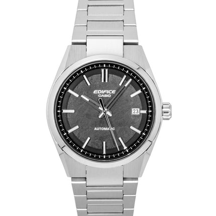 Casio Edifice analog rustfrit stål sort urskive automatisk EFK-110D-1A 100M herreur
