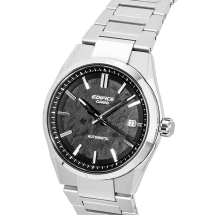 Casio Edifice analog rustfrit stål sort urskive automatisk EFK-110D-1A 100M herreur