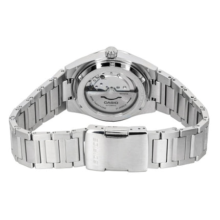 Casio Edifice analog rustfrit stål sort urskive automatisk EFK-110D-1A 100M herreur