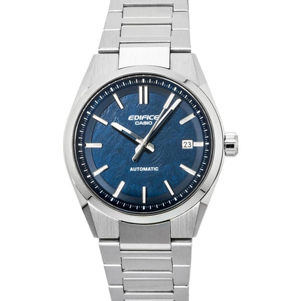 Casio Edifice analog blå urskive rustfrit stål automatisk EFK-110D-2A 100M herreur