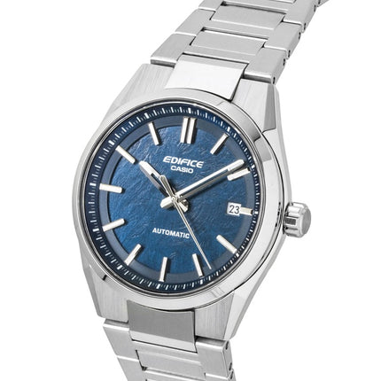 Casio Edifice analog blå urskive rustfrit stål automatisk EFK-110D-2A 100M herreur
