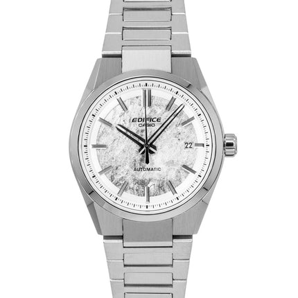Casio Edifice analog rustfrit stål sølv urskive automatisk EFK-110D-7A 100M herreur