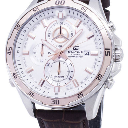 Casio bygningsværk EFR-547L-7AV EFR547L-7AV Chronograph Illuminator Analog Herreur