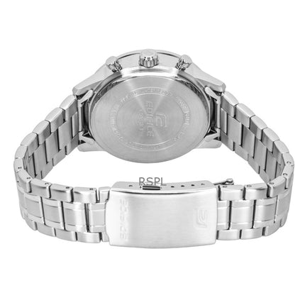 Casio Edifice Analog Chronograph Stainless Steel Red Dial Quartz EFR-575D-4A 100M Men's Watch