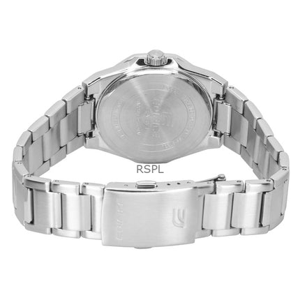 Casio Edifice analog rustfrit stål sølv urskive quartz EFR-S108DE-8AV 100M herreur