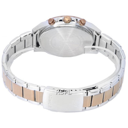 Casio Edifice Black Dial Two Tone Quartz EFR-S572GS-1A EFRS572GS-1 100M herreur