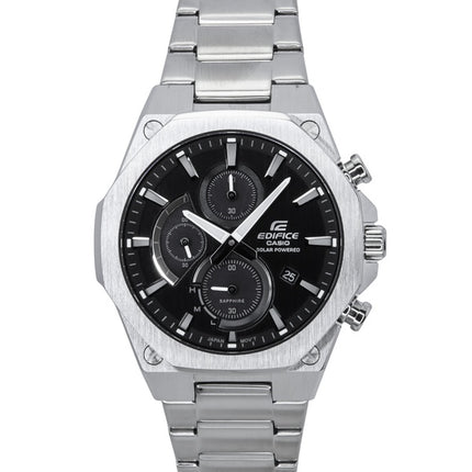 Casio Edifice Slim Line Chronograph Analog Solar EFS-S570D-1A EFSS570D-1 100M Herreur
