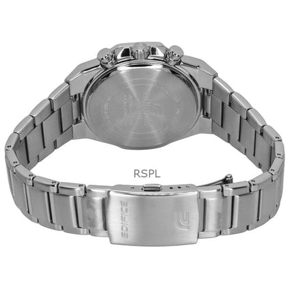 Casio Edifice Slim Line Analog Chronograph Rustfrit Stål Grøn Urskive Solar EFS-S570D-3A 100M herreur