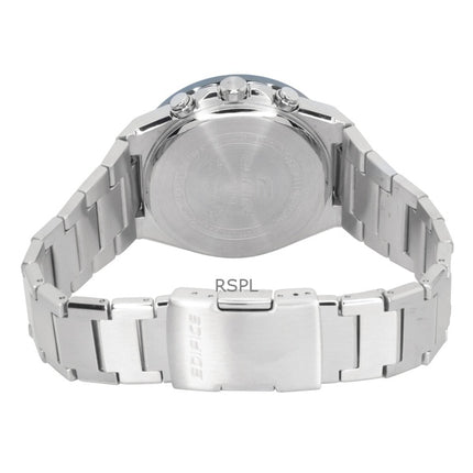 Casio Edifice analog kronograf rustfrit stål grøn urskive solcelle EFS-S650D-3A 100M herreur