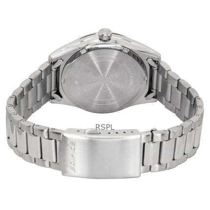 Casio Edifice analog rustfrit stål sort urskive quartz EFV-160D-1A 100M herreur