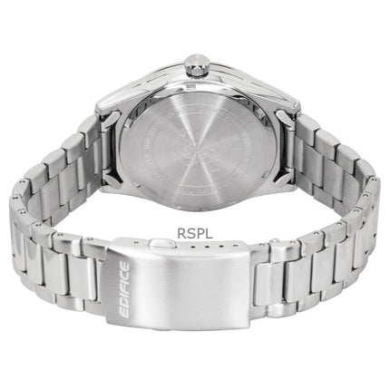 Casio Edifice analog rustfrit stål blå urskive kvarts EFV-160D-2A 100M herreur