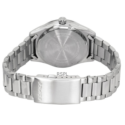 Casio Edifice analog rustfrit stål hvid urskive quartz EFV-160D-7A 100M herreur