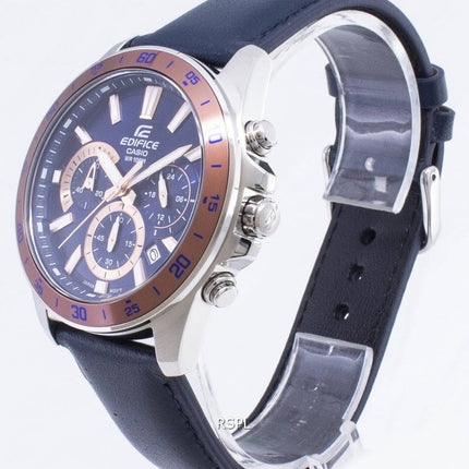 Casio bygningsværk BELLEN-570L-2BV EFV570L-2BV Chronograph Quartz Herreur